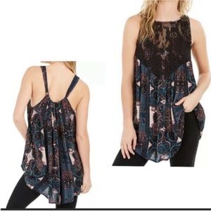Free people Trapeze Style Mini Dress NWT